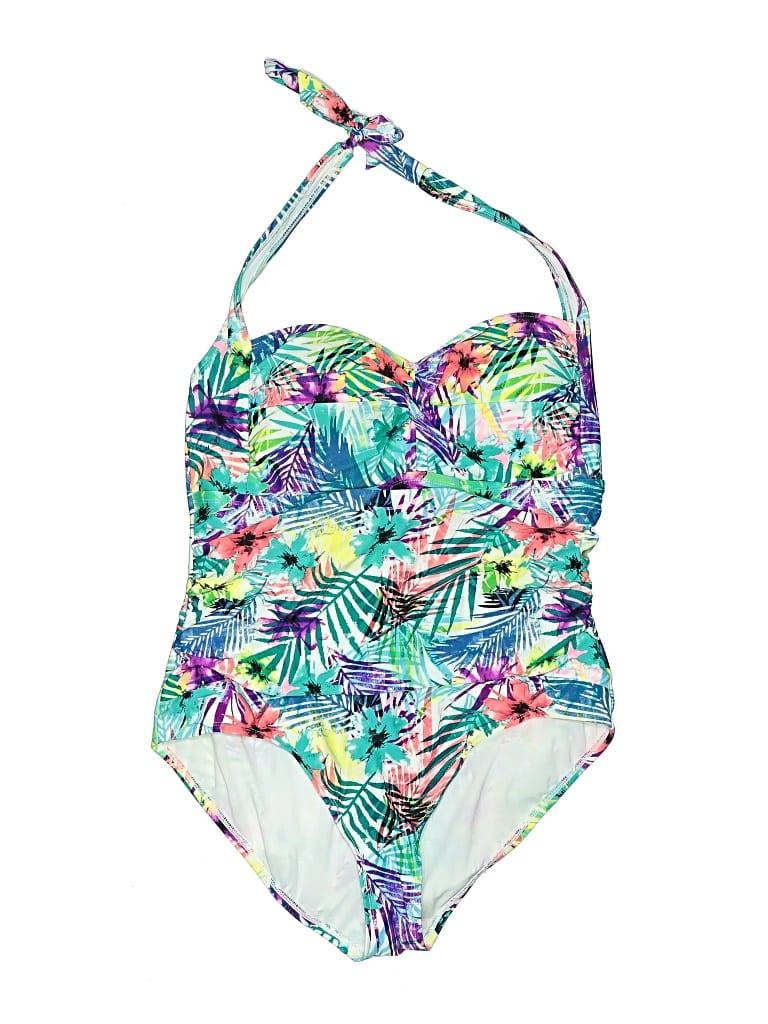 Pre-owned Catalina One Piece Swimsuit In Green