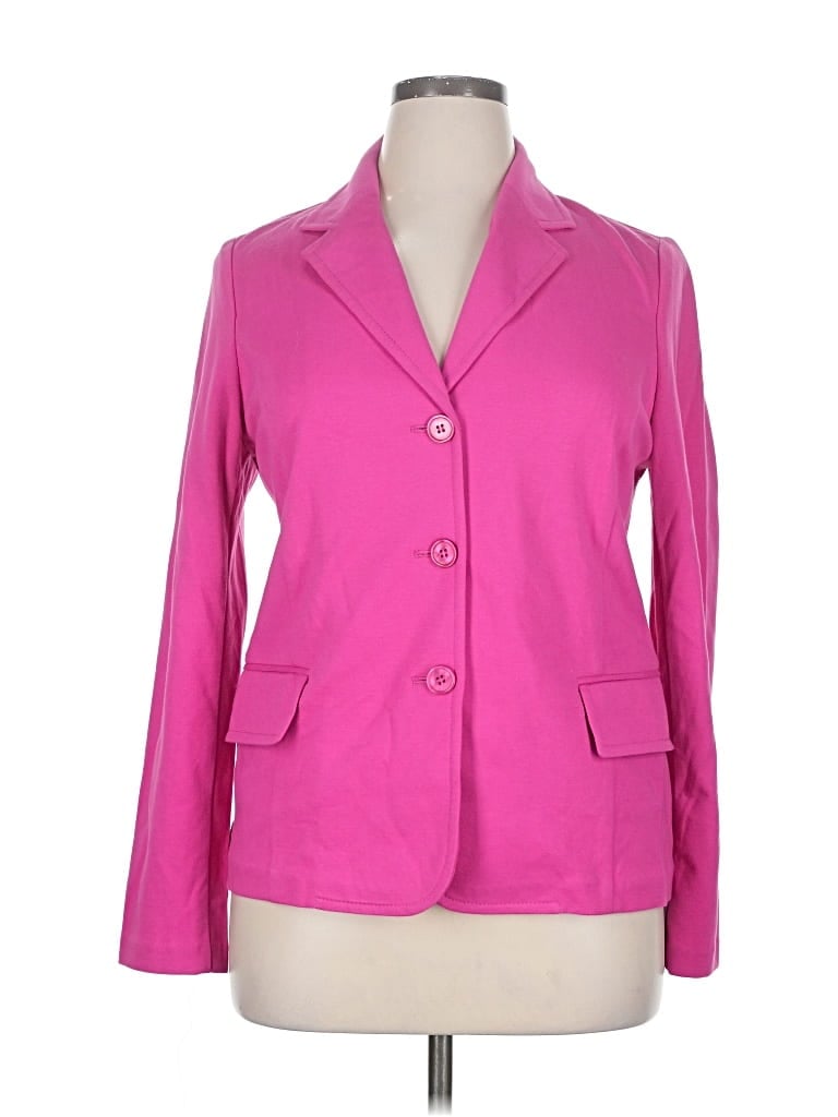 Pre-owned Talbots Blazer Jacket In Pink