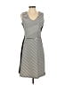 Halogen Stripes Gray Black Casual Dress Size M - photo 1