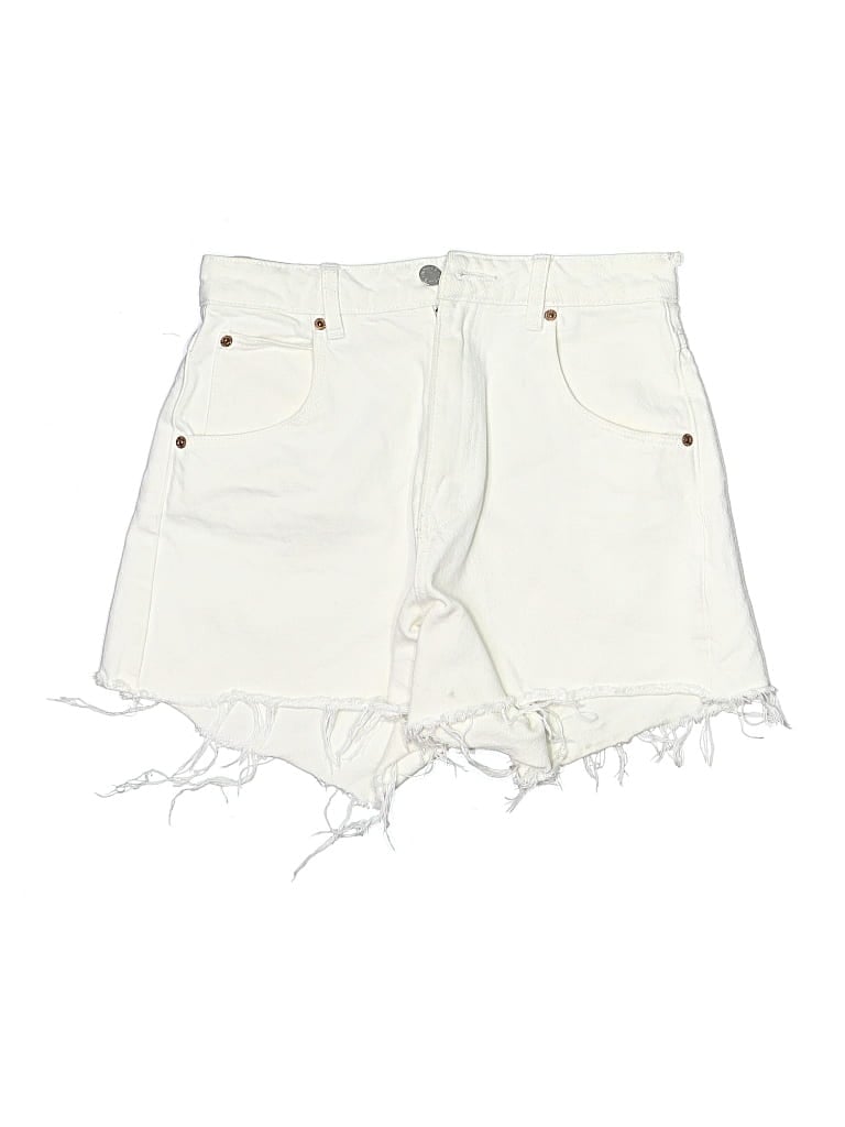 Pre-owned Rolla's Denim Shorts In White
