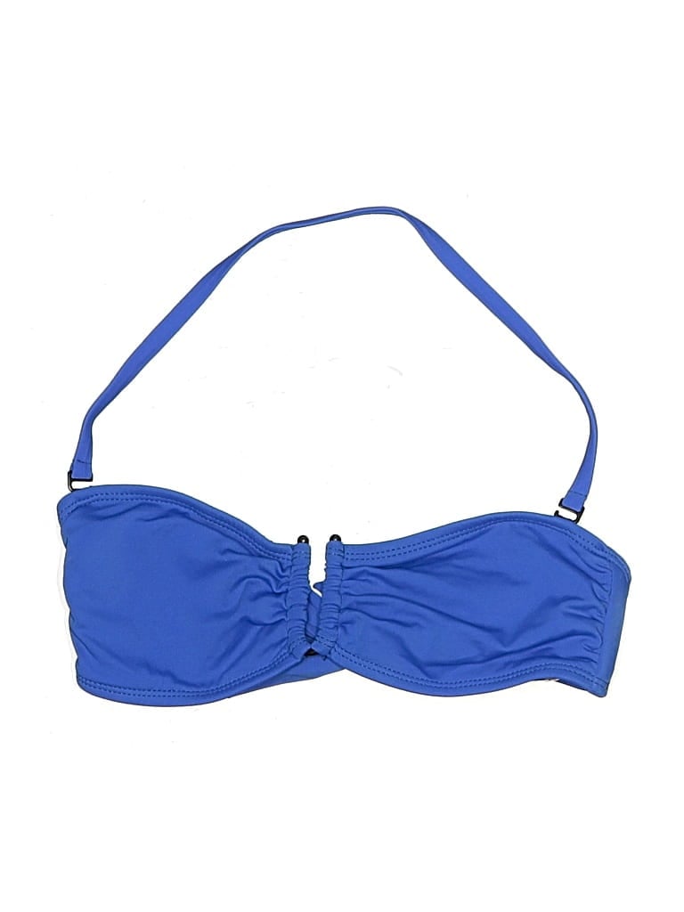 Pre-owned Hurley Swimsuit Top Blue Swimwear