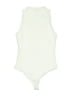 Sincerely Jules Solid Ivory White Bodysuit Size M - photo 2