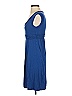 Max Studio Solid Blue Casual Dress Size XS - photo 5