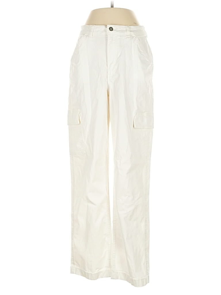 Pre-owned Hollister Cargo Pants In White