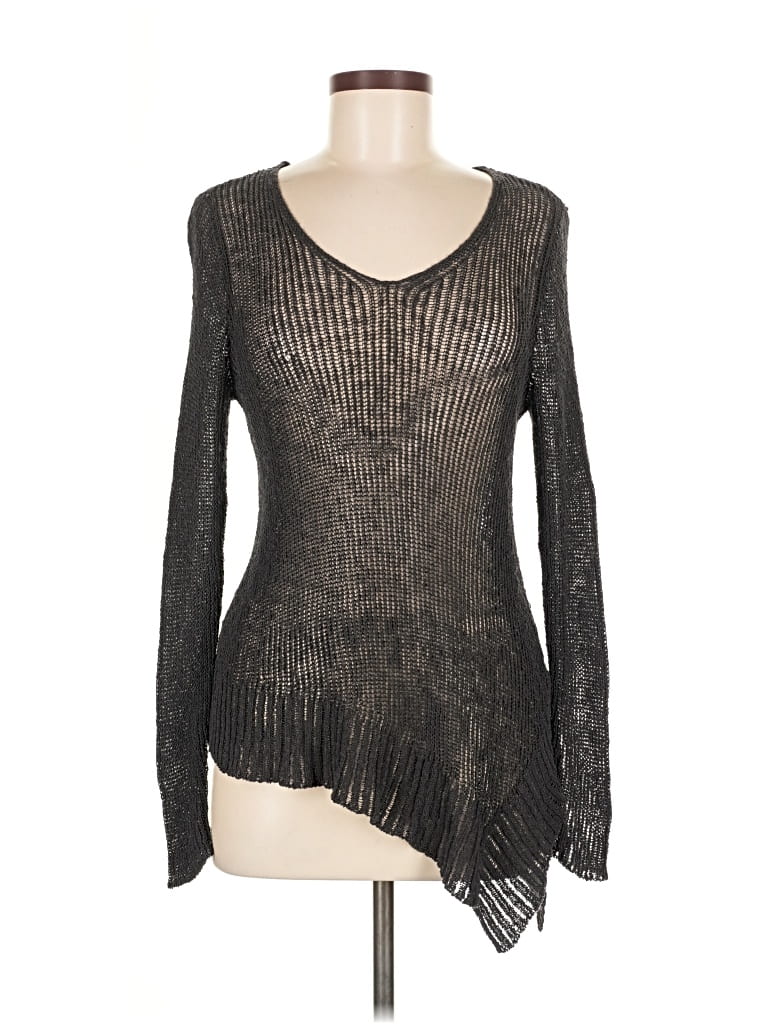 Pre-owned Eileen Fisher Pullover Sweater In Black