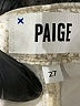 Paige Paisley Ivory Jeans Size 27 waist - photo 6