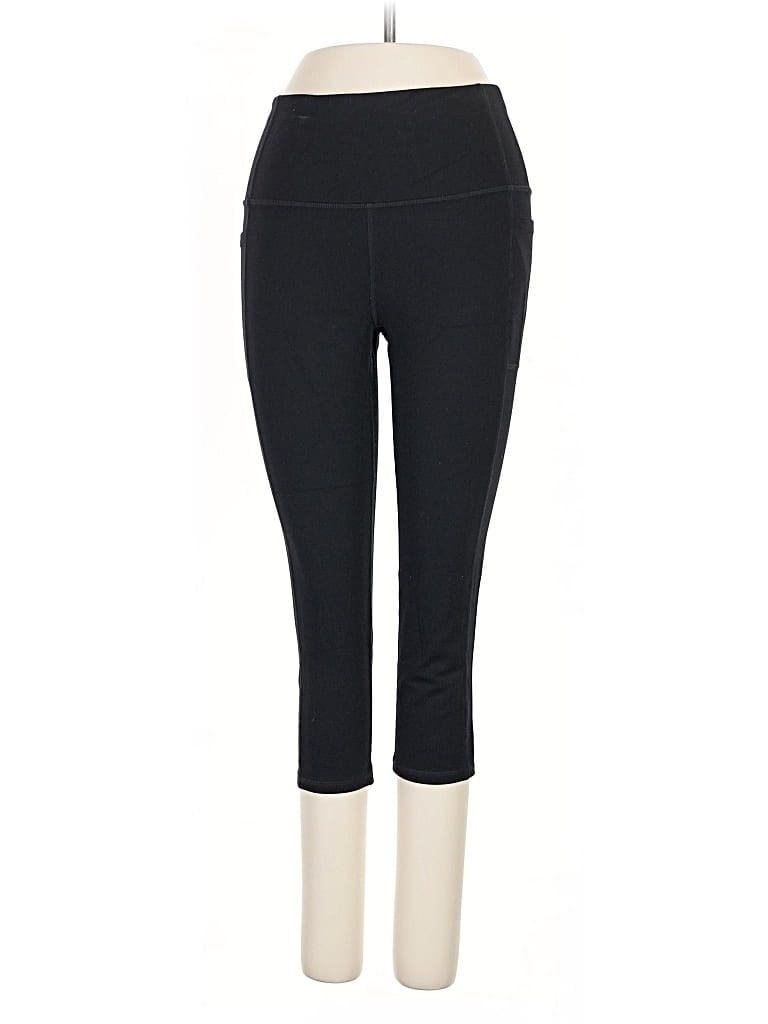 Pre-owned Skechers Active Pants In Black