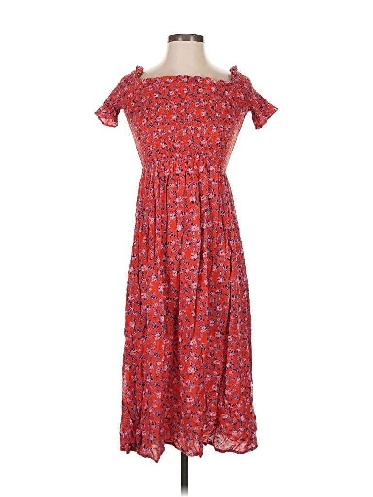 Pre-owned Kimchi Blue Casual Dress In Red