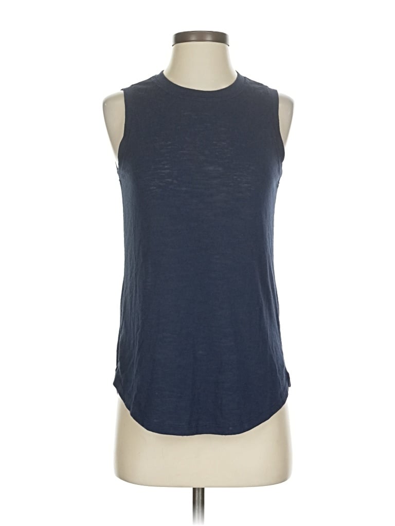 Pre-owned Athleta Sleeveless T-shirt In Blue
