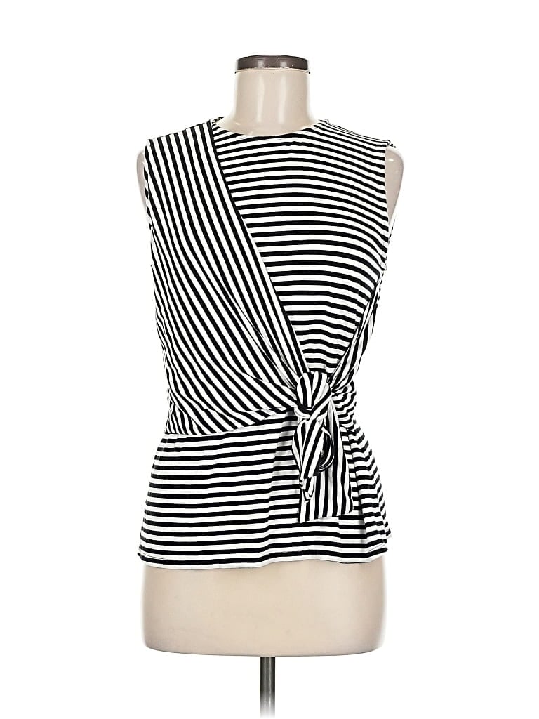 Pre-owned Vince Camuto Sleeveless Blouse In Black