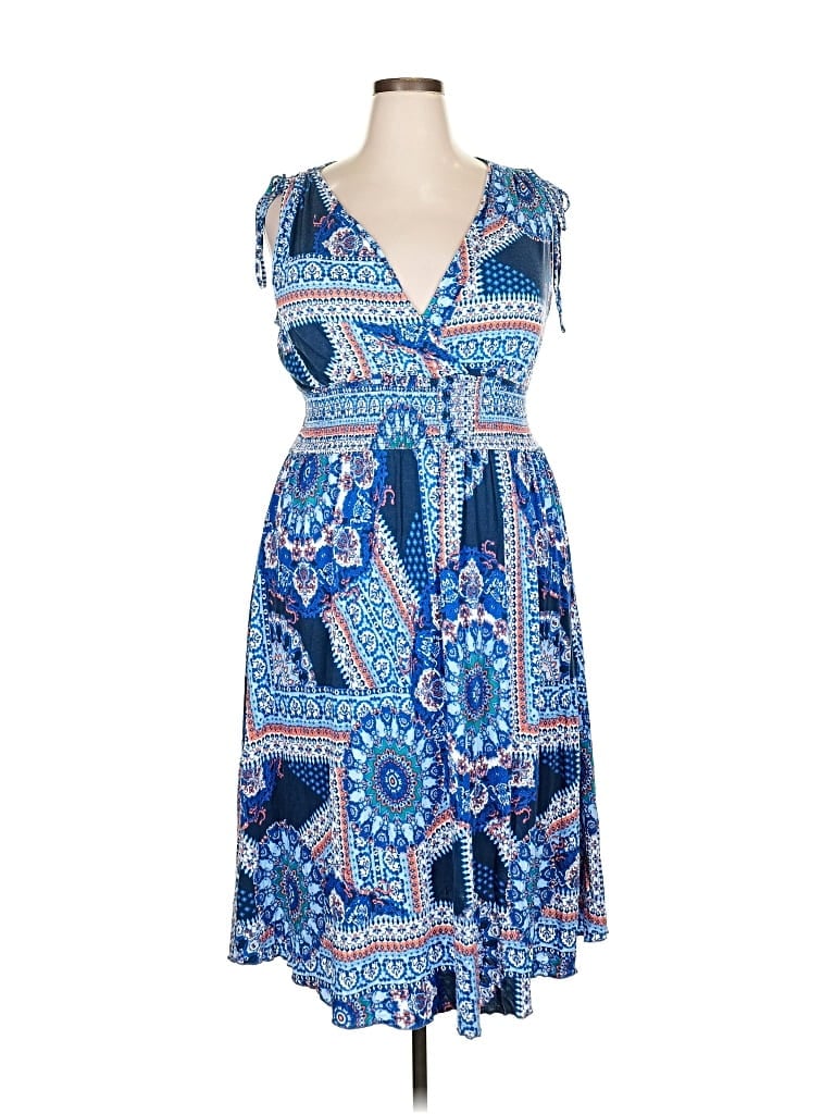 Pre-owned American Rag Cie Casual Dress In Blue