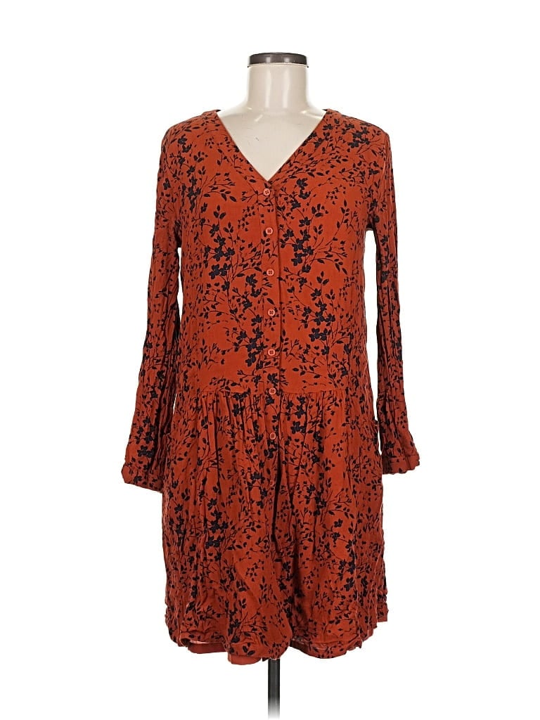 Pre-owned Garnet Hill Casual Dress In Orange