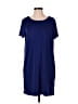 Long Tall Sally Solid Blue Casual Dress Size S - photo 1