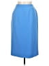 Kasper A.S.L. Solid Blue Formal Skirt Size 6 - photo 1
