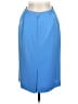 Kasper A.S.L. Solid Blue Formal Skirt Size 6 - photo 2