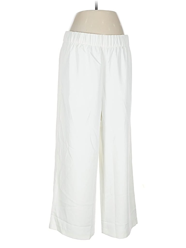 Pre-owned H&m Casual Pants In White