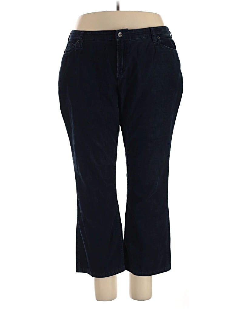 Pre-owned Lands' End Casual Pants In Blue