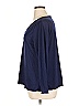 Ekouaer Blue Long Sleeve Blouse Size XL - photo 5