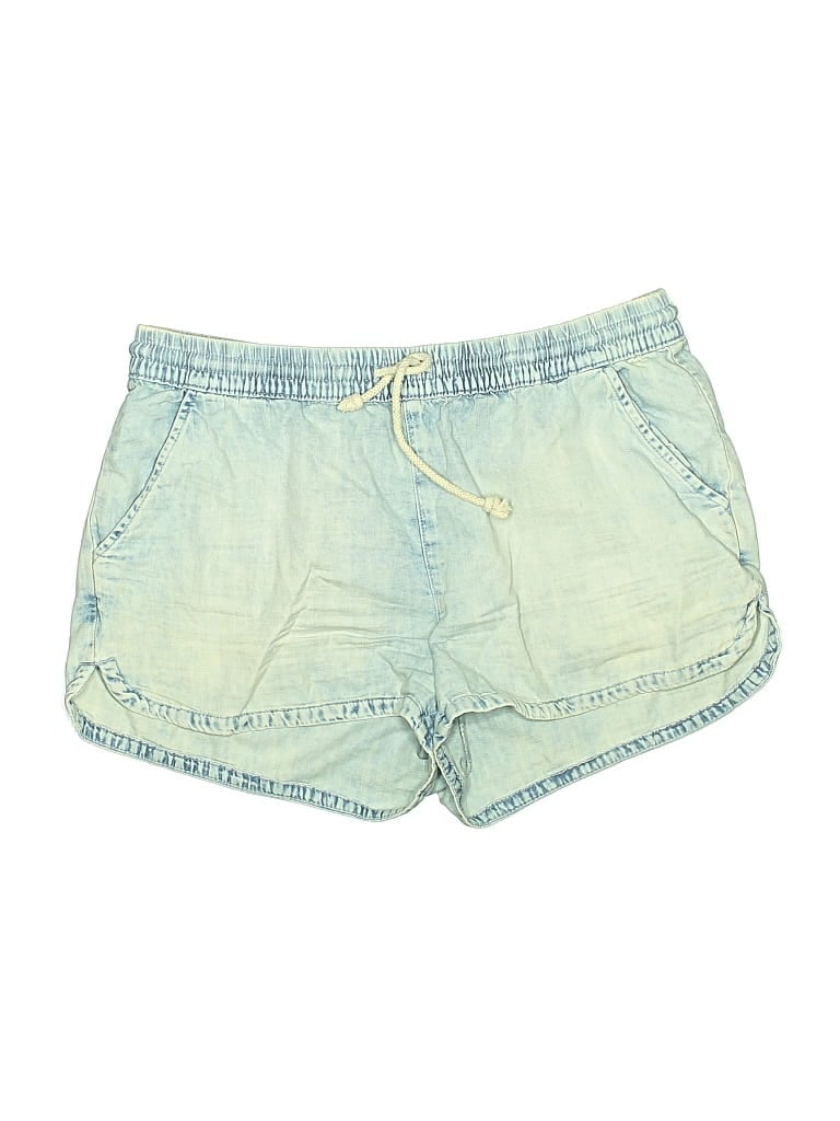 Pre-owned Aerie Denim Shorts In Blue