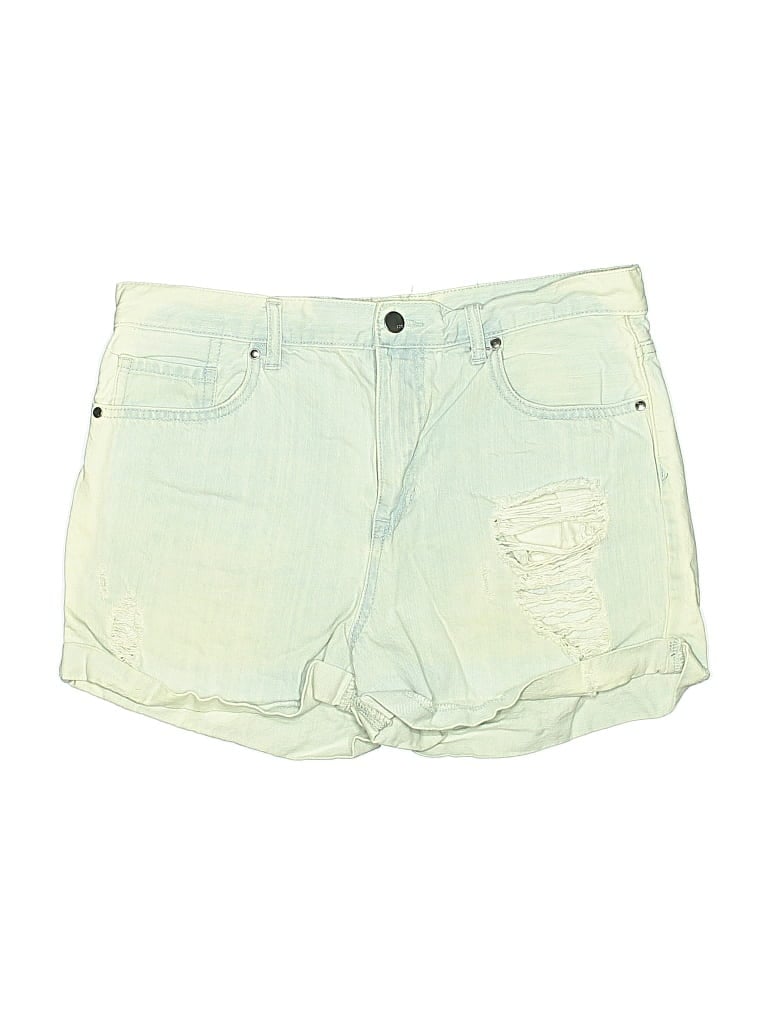 Pre-owned Forever 21 Denim Shorts In Green