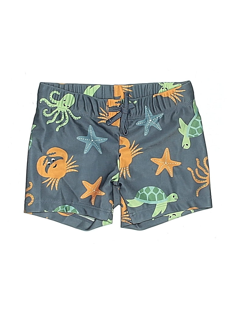 Pre-owned H&m Kids' Board Shorts In Gray