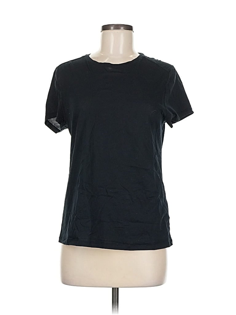Pre-owned Banana Republic Short Sleeve T-shirt In Black