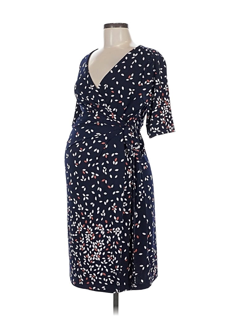 Pre-owned Motherhood Casual Dress In Blue