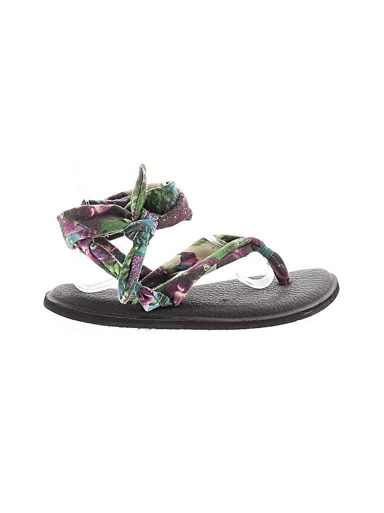 Pre-owned Sanuk Sandals In Green