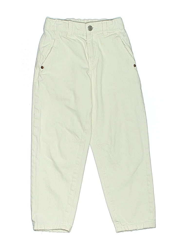 Pre-owned Zara Kids' Jeans In White