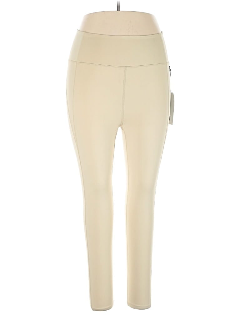 Pre-owned Girlfriend Collective Active Pants In White