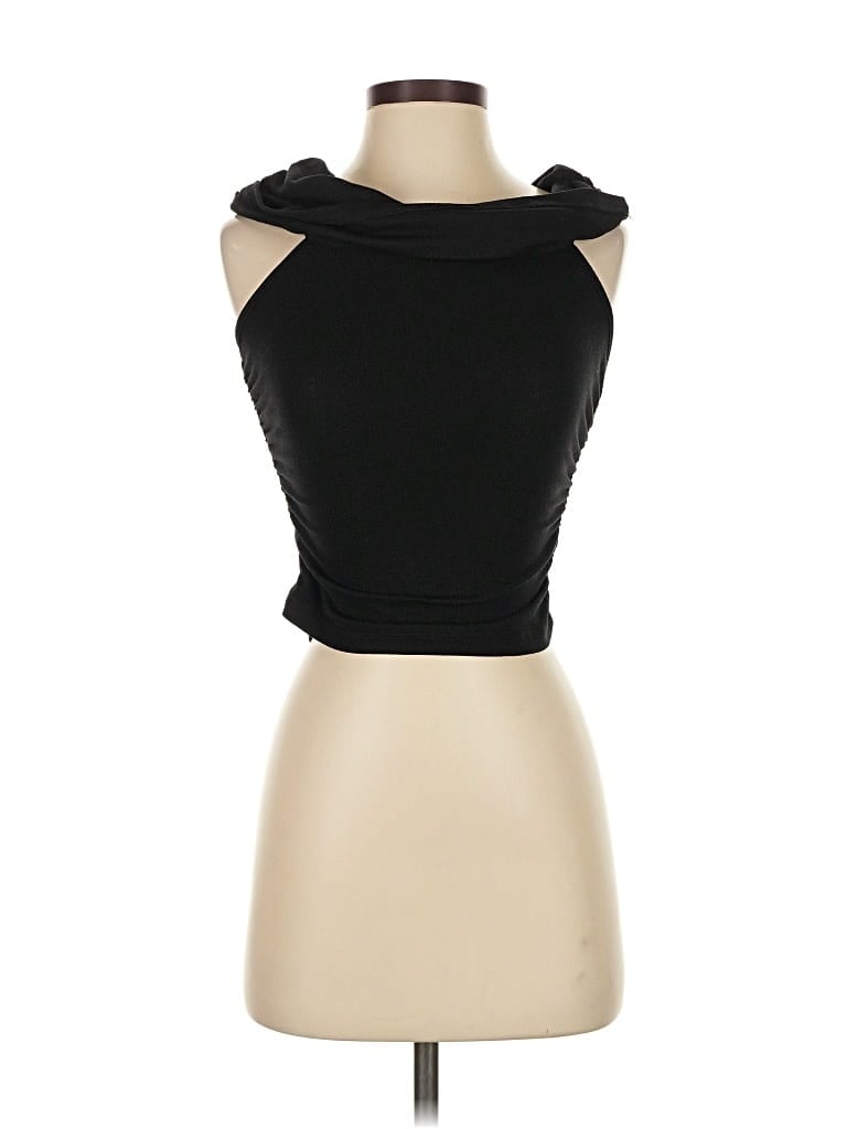 Pre-owned Lioness Tank Top Black Strapless Neckline Tops