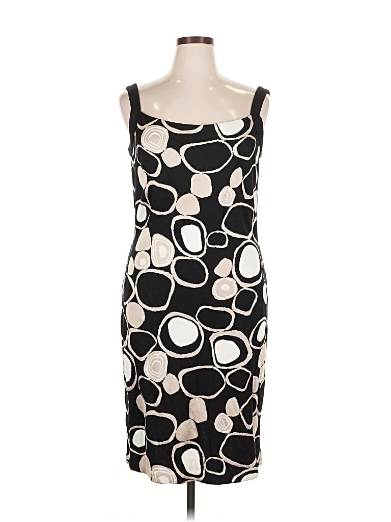 Pre-owned St John Cocktail Dress In Black