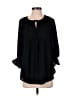 Ces Femme 100% Polyester Black 3/4 Sleeve Blouse Size S - photo 1
