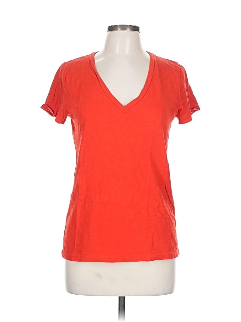 Pre-owned J.crew Factory Store Short Sleeve T-shirt In Orange