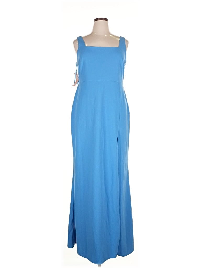 Pre-owned Bhldn Casual Dress In Blue