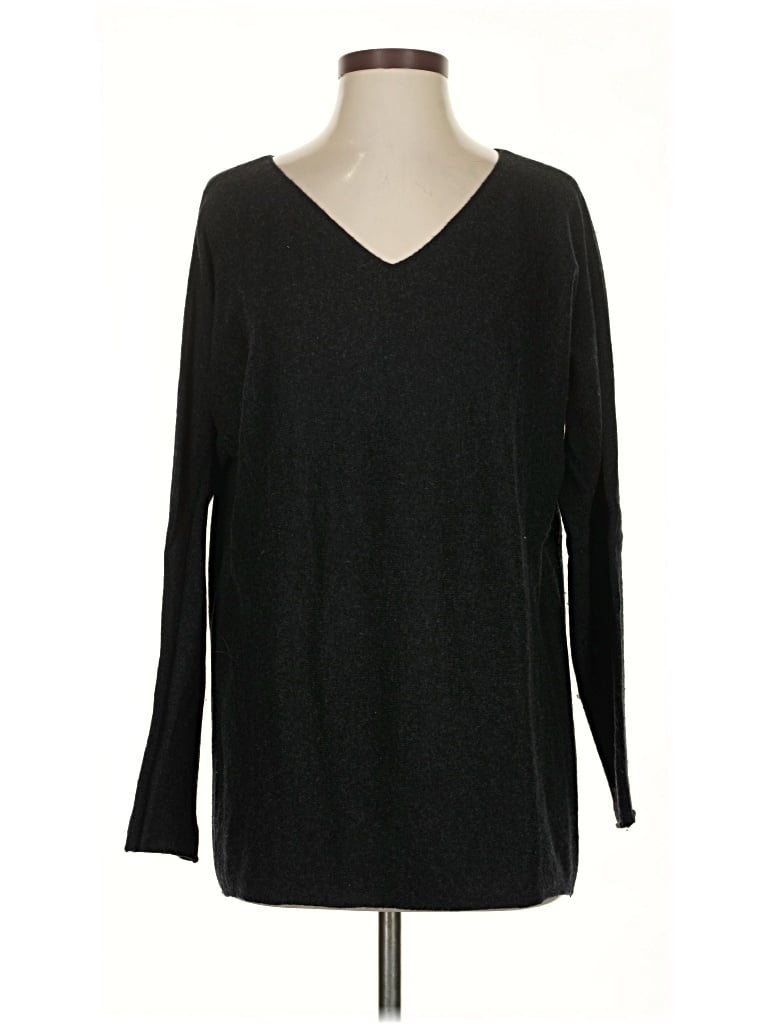 Pre-owned Vince Wool Pullover Sweater In Black