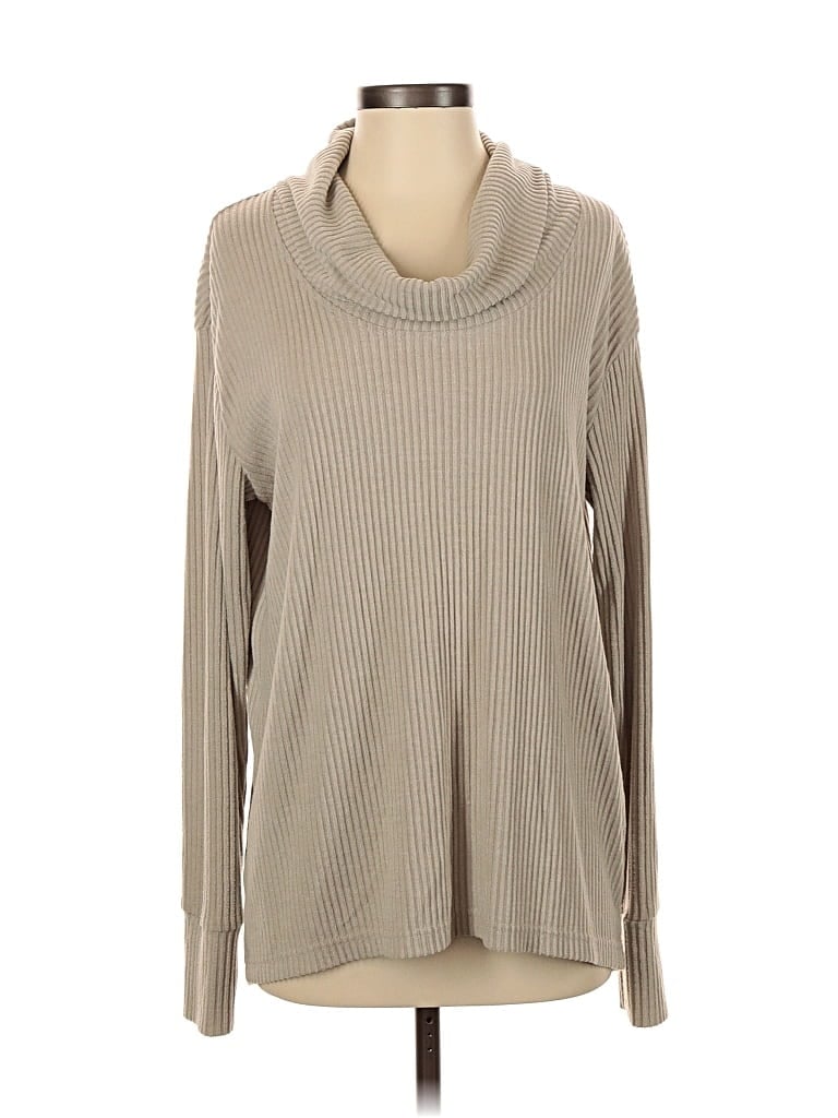 Pre-owned Jane And Delancey Turtleneck Sweater In Brown