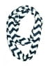 Unbranded Chevron-herringbone Blue White Scarf One size - photo 1