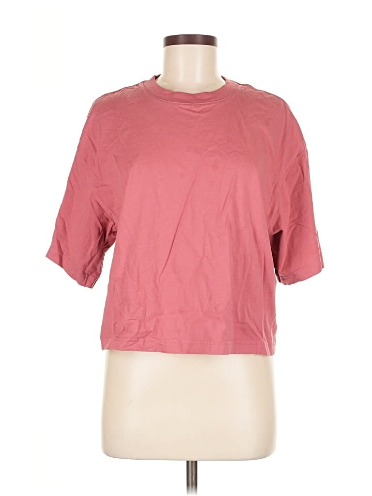 Pre-owned & Other Stories 3/4 Sleeve T-shirt In Pink