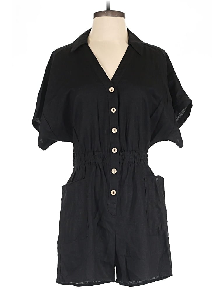 Love Tree Romper In Black