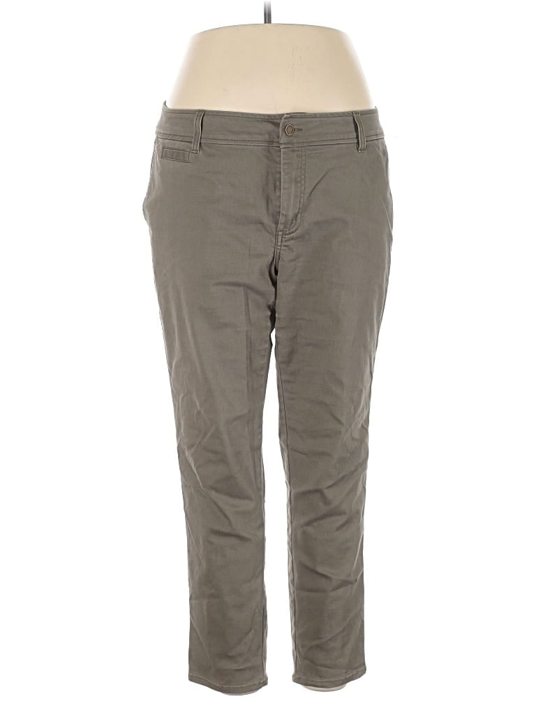 Pre-owned Market & Spruce Khaki Pant In Gray