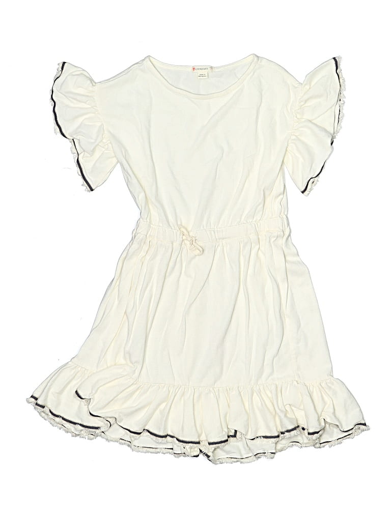 Pre-owned Crewcuts Kids' Dress In White