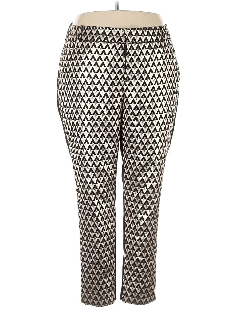 Pre-owned Eloquii Casual Pants In Silver