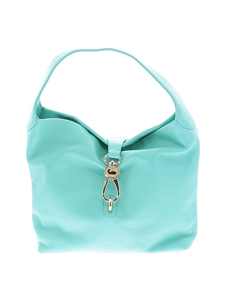 Dooney & Bourke Leather Hobo Bag In Blue