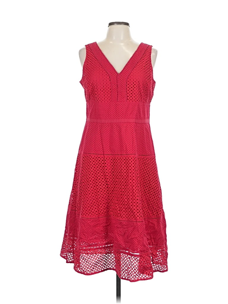 Pre-owned Ann Taylor Cocktail Dress In Red