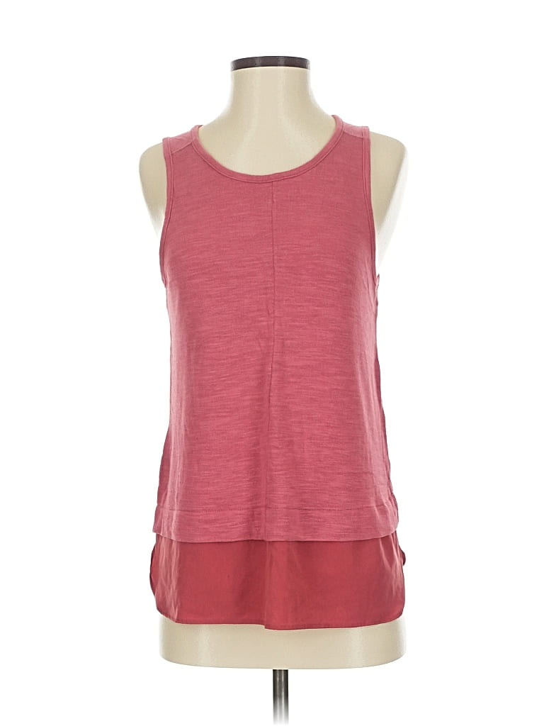 Pre-owned J.crew Factory Store Active Tank Top In Burgundy