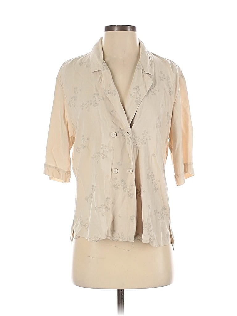 Pre-owned Ines De La Fressange For Uniqlo 3/4 Sleeve Blouse In White