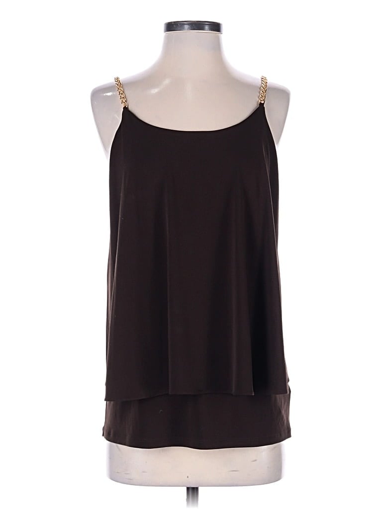 Pre-owned Michael Michael Kors Sleeveless Blouse In Brown