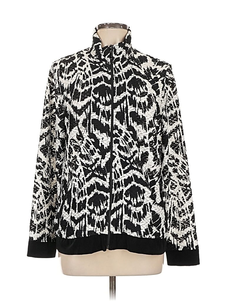 Pre-owned Travelers By Chico's Jacket In Black