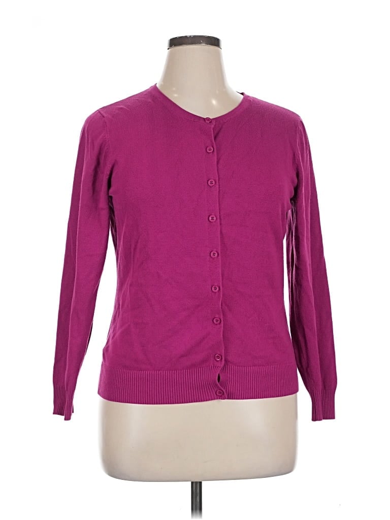 Pre-owned Cielo Cardigan Sweater In Purple